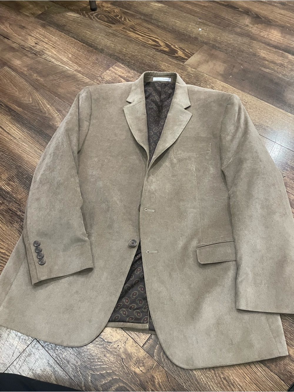 Ralph Lauren Suede Sport Coat in Taupe